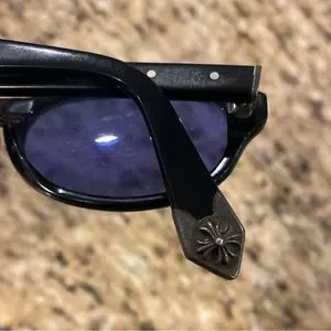 Chrome Hearts Y2K Shadow Caster Sunglasses with Sterling Accents Archival Rare Chrome Hearts Shadow Caster Sunglasses – Justin Reed main image 4